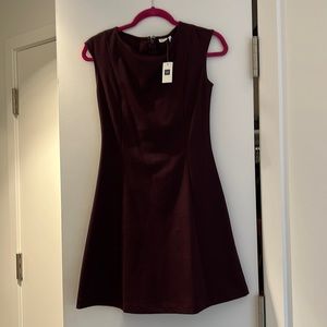 NWT Gap Burgundy A-Line Dress